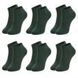Erkek Pamuklu Patik Çorap 6'Lı Paket 39-45 | Dikişsiz Burun, Koku Karşıtı, Nefes Alan Kısa Konç Sneaker Çorabı