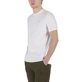 Erkek Pamuklu Regular Fit Düz Kısa Kollu Beyaz T-Shirt 21411017-010