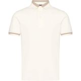 Erkek Pamuklu Regular Fit Kısa Kollu Beyaz Polo Yaka T-Shirt EM005798 AF12955-U0003