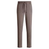 Erkek Pamuklu Regular Fit Normal Bel Daralan Paça Siyah Pantolon 50557859-001