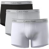 Erkek Pamuklu Slim Fit Beli Elastik Bantlı 3'lü Gri Boxer LV00NB4575-4XK