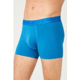 ERKEK PAMUKLU SÜPREM PENYE SLİM FİT İNCE LASTİKLİ LİKRALI BOXER EGE MAVİSİ 2'Lİ -1178