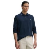 Erkek Pamuklu Uzun Kollu Günlük Lacivert Polo Yaka T-Shirt 14311717-013