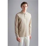 Erkek Pamuklu Uzun Kollu Günlük Lacivert Polo Yaka T-Shirt 14311717-013