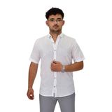 Erkek Pamuklu Yazlık Kısa Kol Gömlek 9664 BGL-ST04595