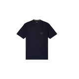 Erkek Pamuklu Yuvarlak Yakalı Kısa Kollu Lacivert T-Shirt EM002939 AF18312-UB118