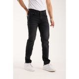 Erkek Pantolon Siyah Regular Fit Fermuarlı Jeans - Antrasit - 32