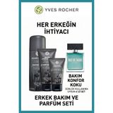 Erkek Parfüm Sakal Bakım Hediye Seti Marin EDT Tıraş Köpüğü Balsam Sakal Kremi Seti Komple Bakım BABA-YVES-BYD-11