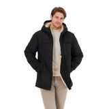Erkek Parka Kışlık – Kürklü İç Astarlı Parka Mont, Rüzgar Geçirmez & Su Geçirmez, Kapüşonlu, Fermuarlı, Cepli, Günlük Kullanım