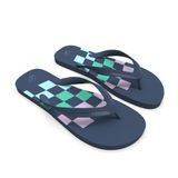 Erkek Parmak Arası Terlik - Mavi - 120 Wavy Decathlon
