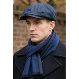 Erkek Peaky Blinders İngiliz Driver Kasket Çizgili Lacivert 7404