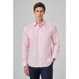 Erkek Pembe Dynamic Fit Sert Yaka Gömlek