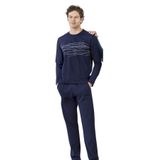Erkek Pijama Takım, %100 Pamuklu, Cep Detaylıdır