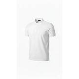 Erkek Pike Kumaş Düğmeli Yaka Regular Fit Günlük Kısa Kol Tişört T-Shirt - Beyaz - Beyaz / 2Xl