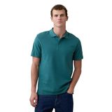 Erkek Pique Polo Yaka Yeşil T-Shirt