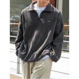 Erkek Polar Oversize Sweatshirt Polar Sweatshirt - Bulunmuyor - Füme