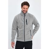 Erkek Polar Tam Fermuarlı 3 Cepli Outdoor Polar Ceket Tactical Flecee POLAR-GNS (Gri, L)