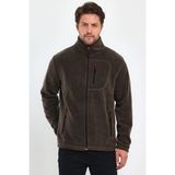 Erkek Polar Tam Fermuarlı 3 Cepli Outdoor Polar Ceket Tactical Flecee Polar-Gns - Haki - Bulunmuyor