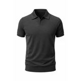 Erkek Polo Yaka Basic Tişört – Modern Rahat Slim Kalıp Günlük Casual Tasarım