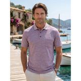 Erkek Polo Yaka Cepli Klasik Kalıp Tişört - 5114 - 2XL - Gül Rengi