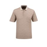 Erkek Polo Yaka Cepli Klasik Kalıp Tişört - 5114 (BEJ, L)
