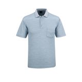 Erkek Polo Yaka Cepli Klasik Kalıp Tişört - 5114 (BUZ MAVİSİ, XL)