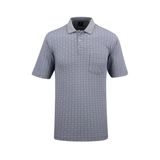 Erkek Polo Yaka Cepli Klasik Kalıp Tişört - 5117 (İNDİGO, M)