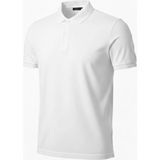 Erkek Polo Yaka Düğmeli Pike Kumaş Tişört Regular Fit Kısa Kol T-Shirt - Beyaz