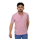 Erkek Polo Yaka Merserize Tişört 1000 BGL-ST04532 PEMBE 2XL