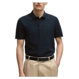 Erkek Polo Yaka Regular Fit Pamuklu Kısa Kollu Lacivert Polo Yaka T-Shirt 50537132-404