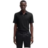Erkek Polo Yaka Regular Fit Pamuklu Kısa Kollu Siyah Polo Yaka T-Shirt 50537132-001