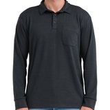Erkek Polo Yaka Sweatshirt Koyu Yeşil