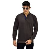 Erkek Polo Yaka Sweatshirt R2254 BGL-ST03197