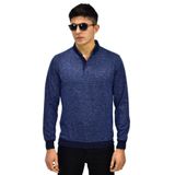Erkek Polo Yaka Sweatshirt R2255 BGL-ST03201 İNDİGO M