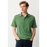 Erkek Polo Yaka T-Shirt A.yeşil - XL