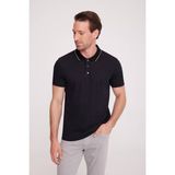 Erkek Polo Yaka T-Shirt - M - Siyah