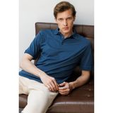 Erkek Polo Yaka T-Shirt Petrol - 3XL