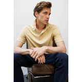 Erkek Polo Yaka T-Shirt Sarı - 2XL