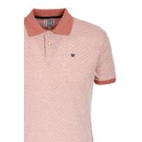 Erkek Polo Yaka Tişört Açık Kırmızı%100 Pamuk Slim Fit T-shirt NCS JEANS 1142 KIRMIZI 3XL