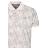 Erkek Polo Yaka Tişört Bej Slim Fit Ribanalı Kol Pamuklu Baskılı T-shirt NCS JEANS 1251 BEJ L