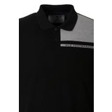 Erkek Polo Yaka Tişört Beyaz%100 Pamuk Slim Fit Ribanalı Kol T-shirt NCS JEANS 1164 SİYAH 3XL