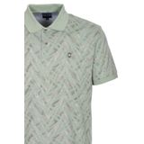 Erkek Polo Yaka Tişört Çağla Slim Fit Ribanalı Kol Pamuklu Baskılı T-shirt NCS JEANS 1254 ÇAĞLA L