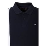Erkek Polo Yaka Tişört Lacivert%100 Pamuk Slim Fit Ribanalı Kol Garnili T-shirt NCS JEANS 1165 LACİVERT S
