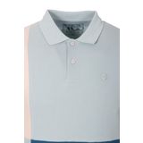 Erkek Polo Yaka Tişört Mavi%100 Pamuk Slim Fit Ribanalı Kol Garnili T-shirt NCS JEANS 1165 MAVİ 2XL