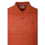 Erkek Polo Yaka Tişört Orange%100 Pamuk Slim Fit Ribana'lı Kol Desenli T-shirt NCS JEANS 1148 ORANGE 2XL