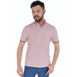 Erkek Polo Yaka Tişört R4230 BGL-ST02780 PEMBE L