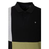 Erkek Polo Yaka Tişört Siyah%100 Pamuk Slim Fit Ribanalı Kol Garnili T-shirt NCS JEANS 1165 SİYAH S