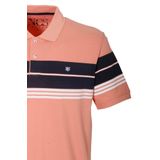 Erkek Polo Yaka Tişört%100 Pamuk Slim Fit Ribanalı Kol Çizgili T-shirt NCS JEANS 1167 SOMON S