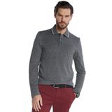 Erkek Polo Yaka Uzun Kollu Pamuklu Rahat Kesim Gri Polo Yaka T-Shirt 50500462-001