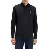 Erkek Polo Yaka Uzun Kollu Pamuklu Rahat Kesim Lacivert1 Polo Yaka T-Shirt 50523917-406